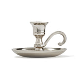 Emory Silver Taper Candle Holder