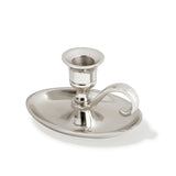 Emory Silver Taper Candle Holder