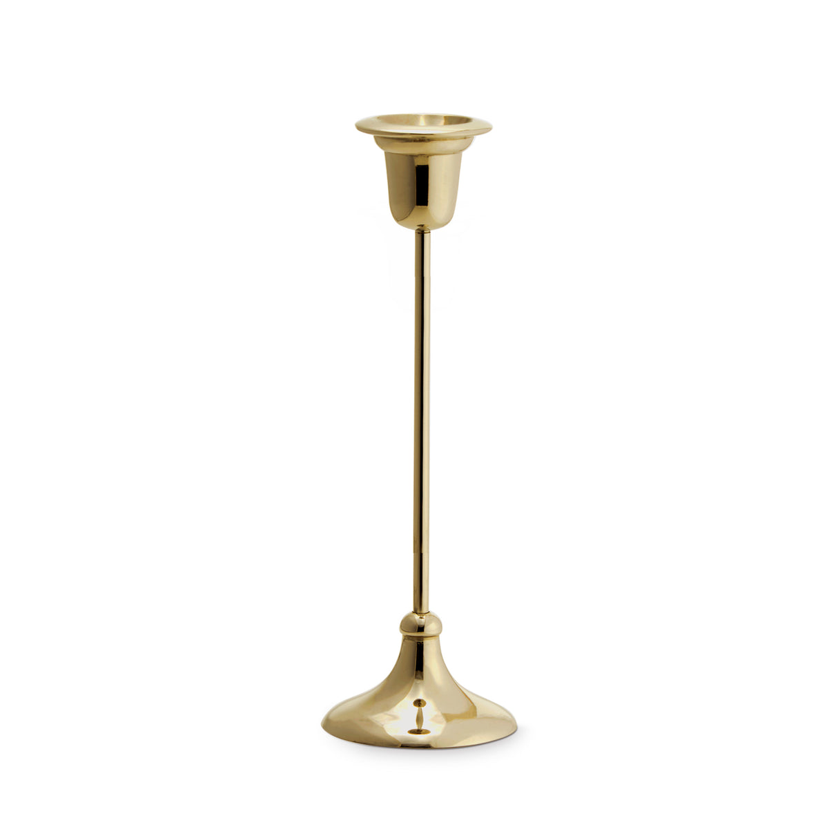 Arden Brass Taper Candle Holder, Medium