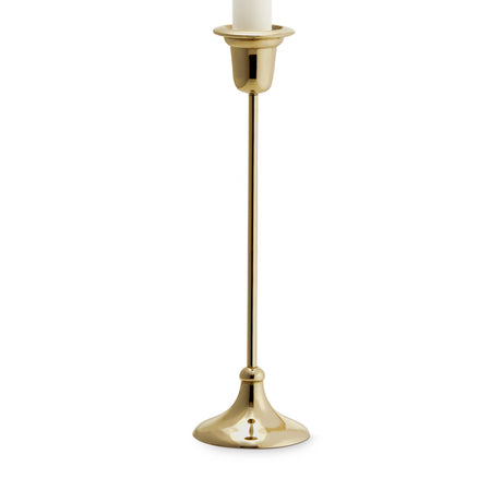 Arden Brass Taper Candle Holder, Large
