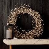 White Berry Wreath with 100 LEDs