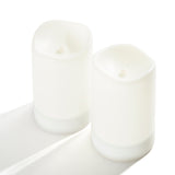 Thea Solar Powered Candles, Set of Two, 4"x 6"