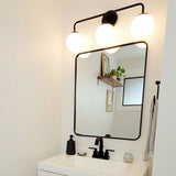 Castell 3 Globe LED Vanity, Matte Black