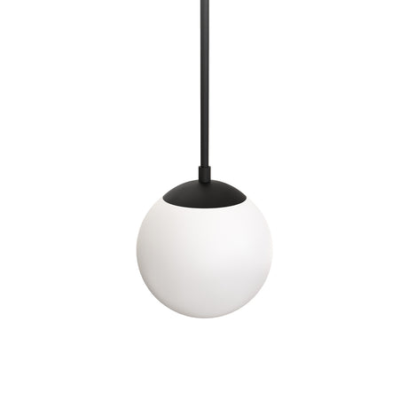 Castell 8" Globe LED Pendant, Matte Black