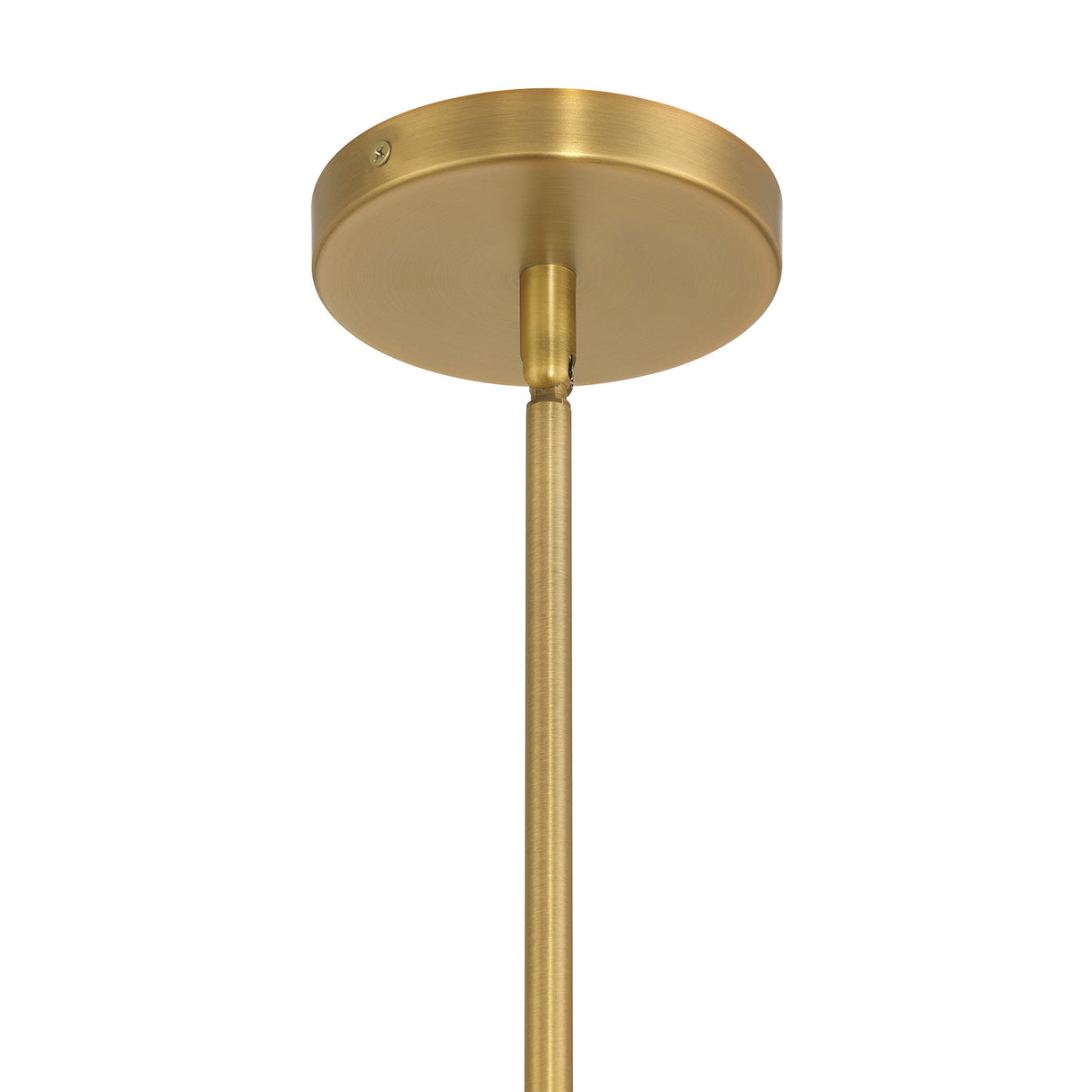 Castell 12" Globe LED Pendant, Aged Brass