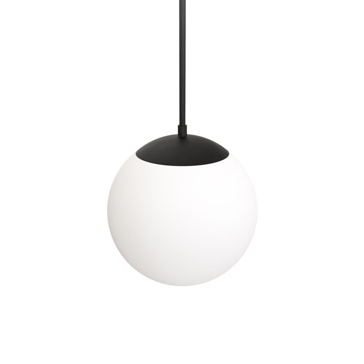 Castell 12" Globe LED Pendant, Matte Black
