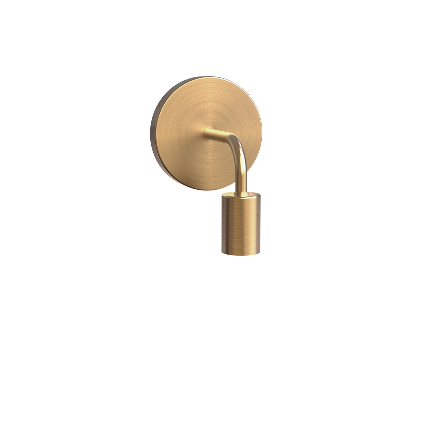 Prospect Curved Wall Sconce, Aged Brass