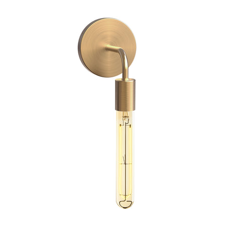 Prospect Curved Wall Sconce, Aged Brass