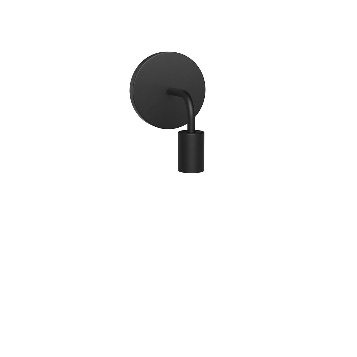 Prospect Curved Wall Sconce, Matte Black