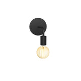 Prospect Curved Wall Sconce, Matte Black