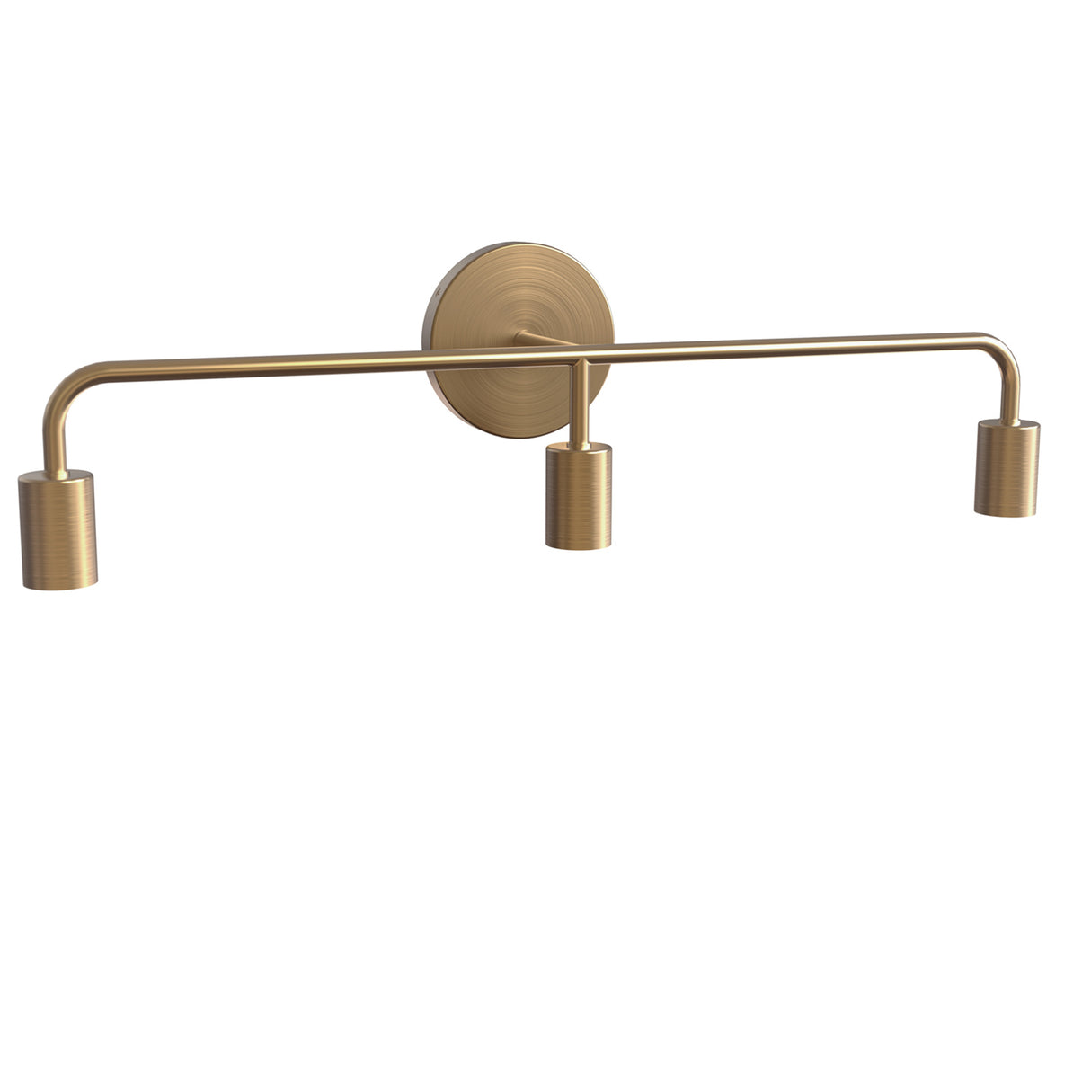 Open Box Prospect 3 Light Vanity, Aged Brass