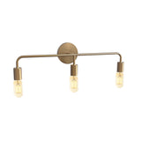 Open Box Prospect 3 Light Vanity, Aged Brass