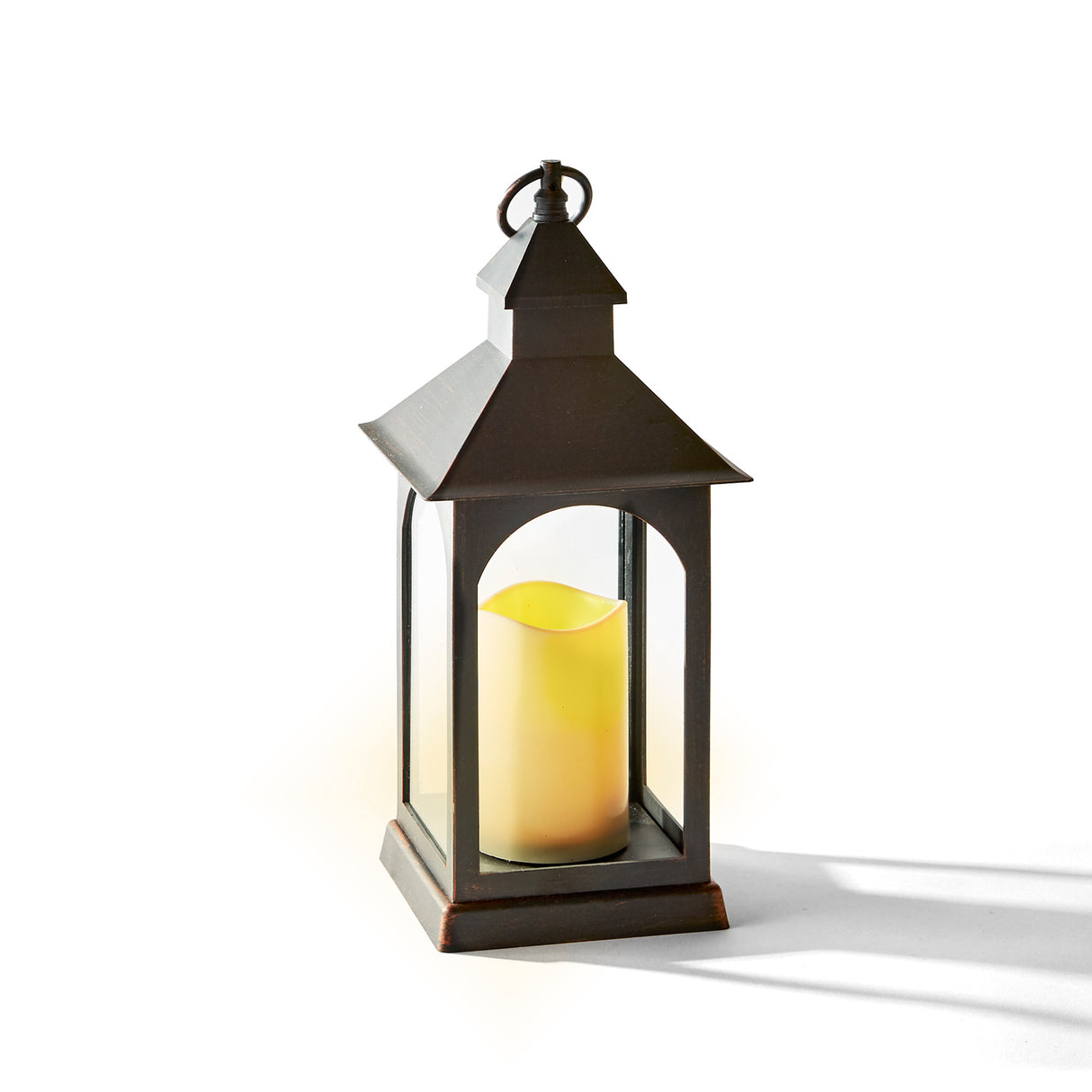 Dorothy Bronze Lantern with Candle