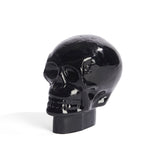 Elvira Glass Skull - Opal Black