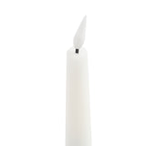 Infinity Wick White 7" Taper Candles, Set of 4