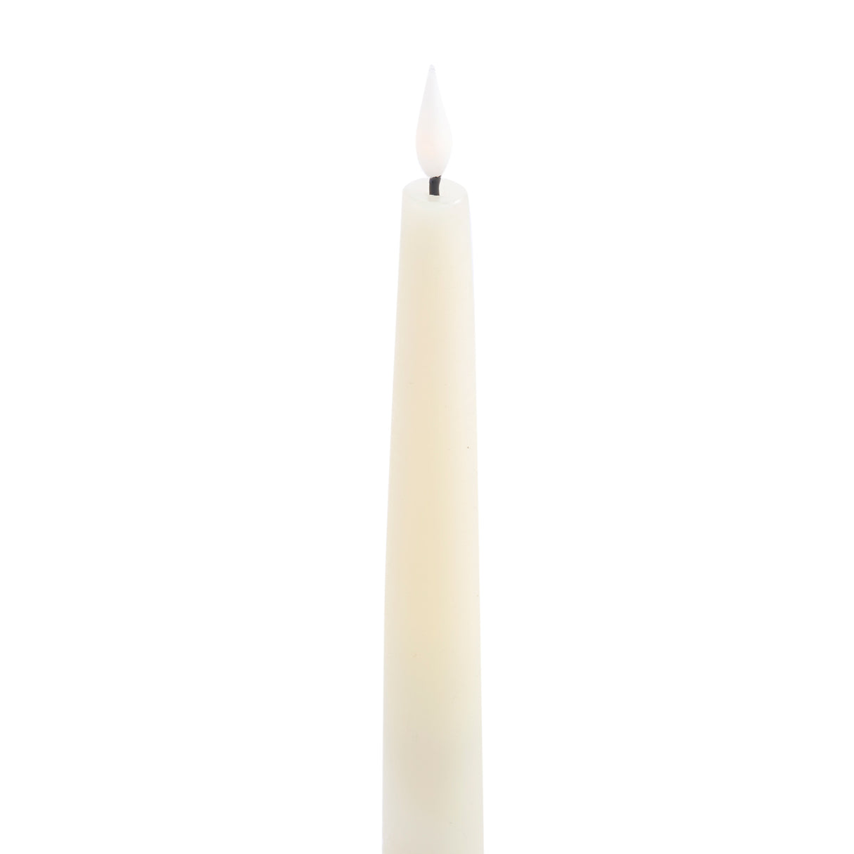 Infinity Wick Ivory 11" Taper Candles, Set of 4