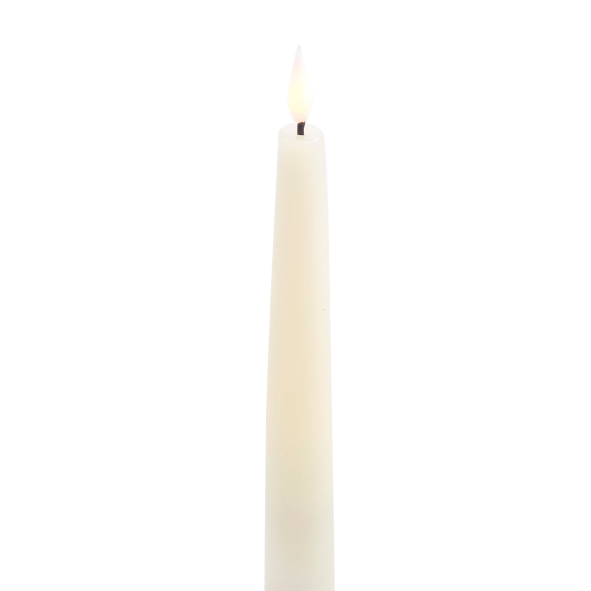 Infinity Wick Ivory 11" Taper Candles, Set of 4