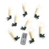 Freya Mini Taper Candles with Clips, Set of 8