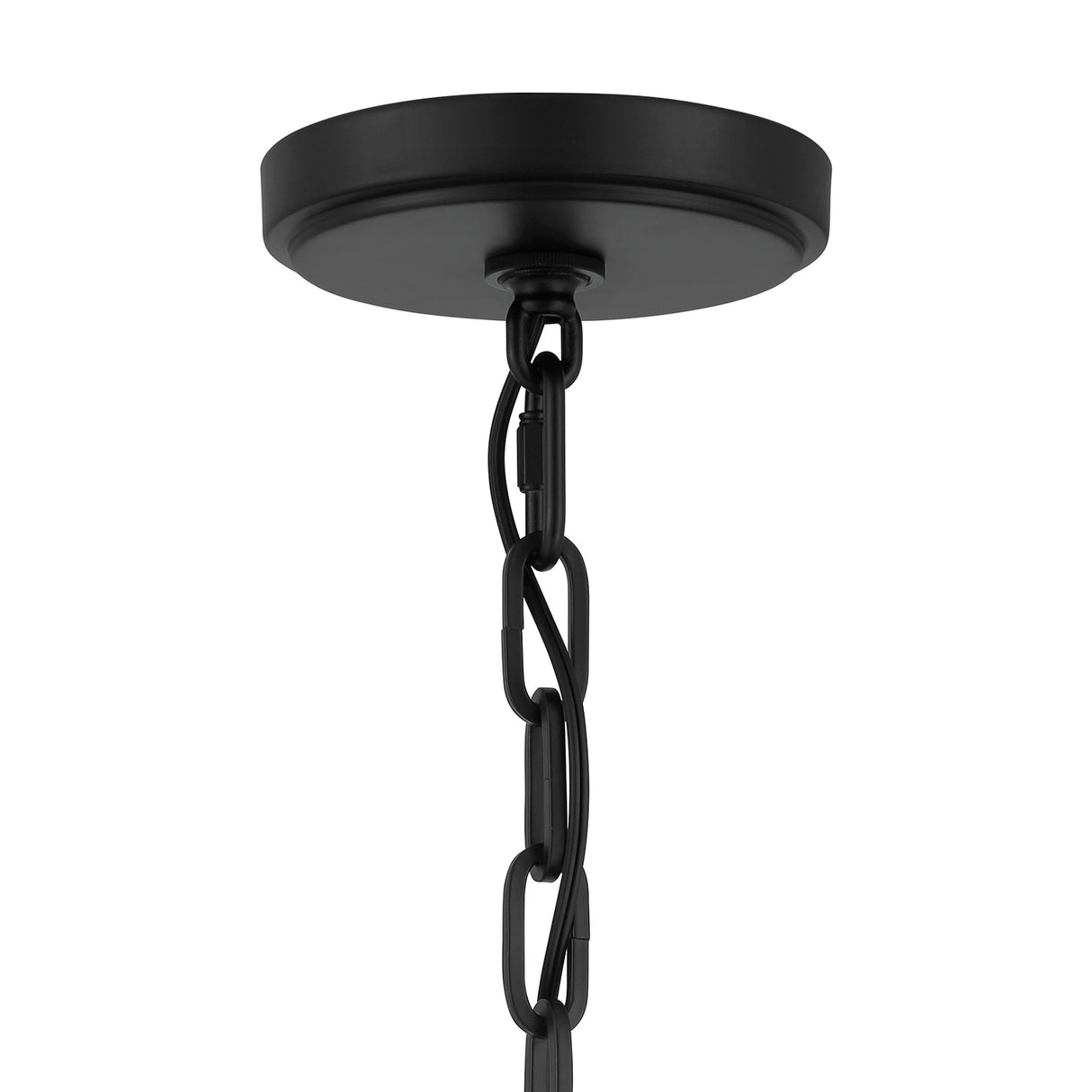 Anover Large Lantern Pendant, Matte Black