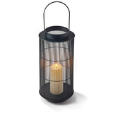 Open Box Mariposa Metal Lantern with Flameless Candle, Large