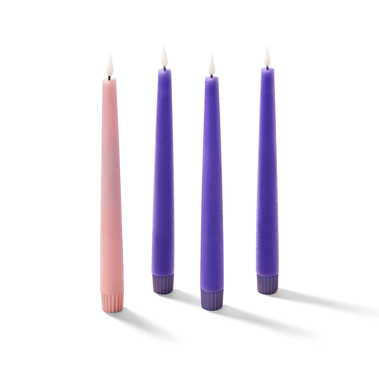 Infinity Wick Advent 9" Taper Candles, Set of 4