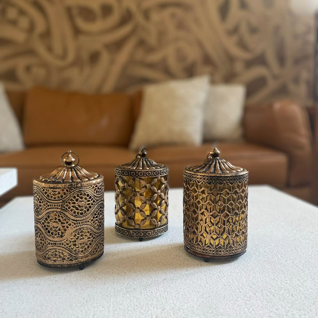 Aliya Lanterns, Set of 3