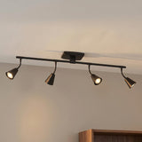 Hudson 32" 4-Light Fixed Track Light, Matte Black