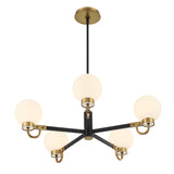 Ryan 5 Globe Chandelier