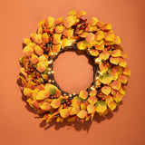 Fall Aspen Wreath with 80 LEDs