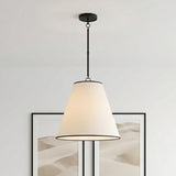 Luca Large 18" Conical Pendant, Matte Black