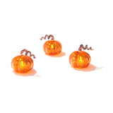 Brynn Mini LED Pumpkins, Orange, Set of 3