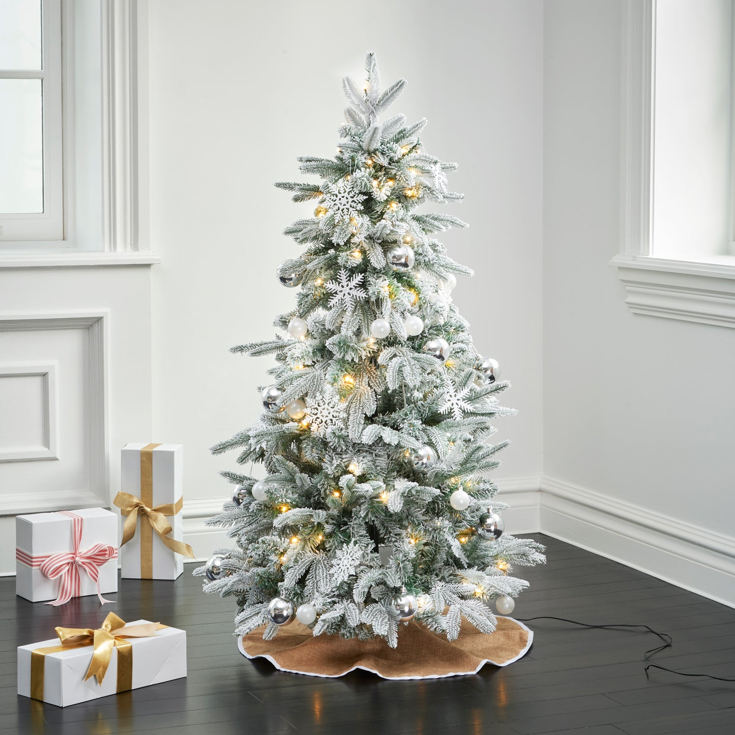 4ft. Pre-Lit Artificial factory Christmas Tree Set