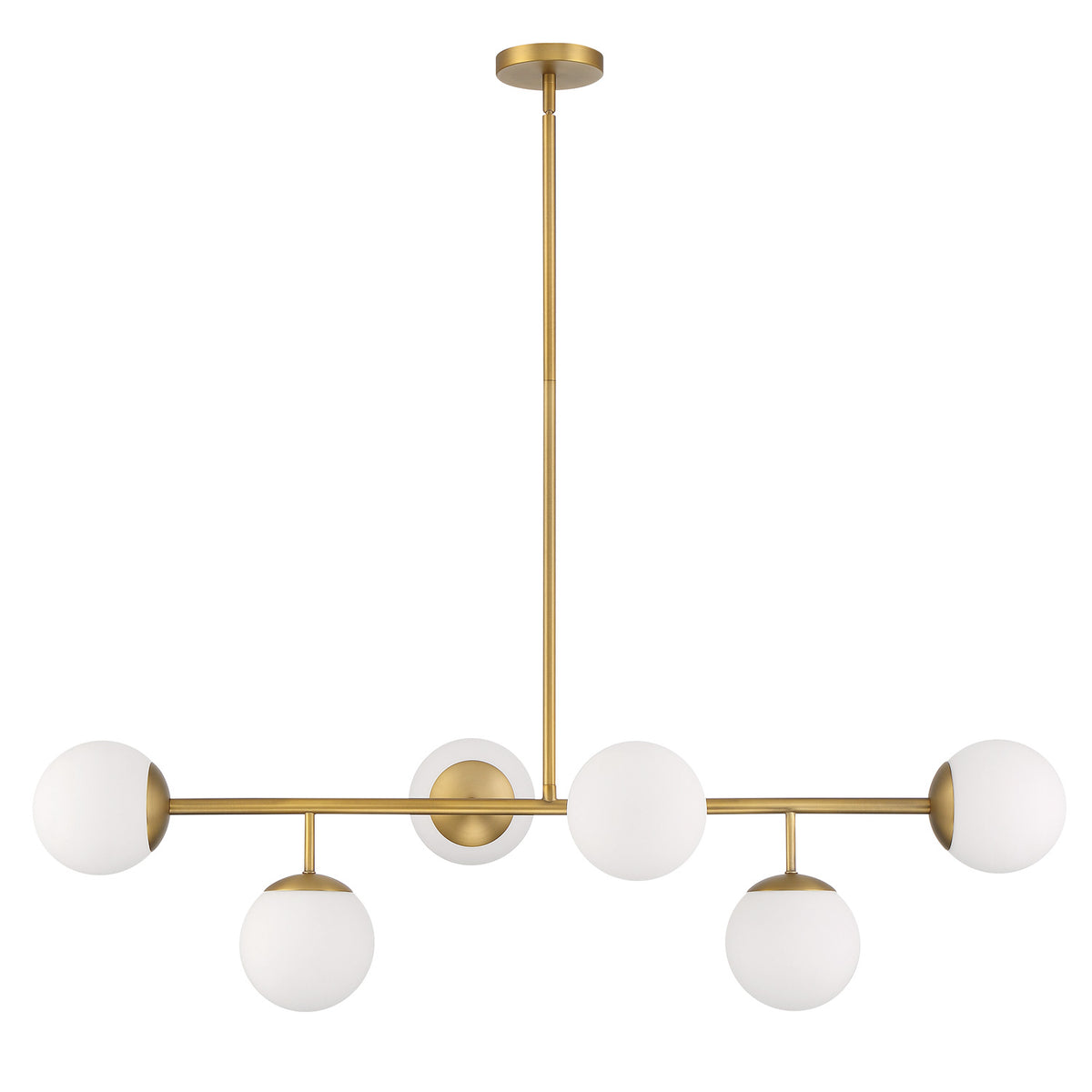 Open Box Castell 6 Globe Linear LED Pendant 46