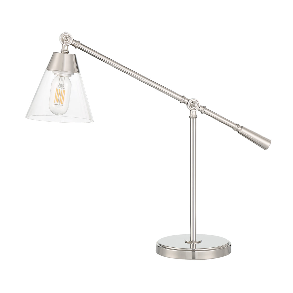 Owen Table Lamp, Polished Nickel