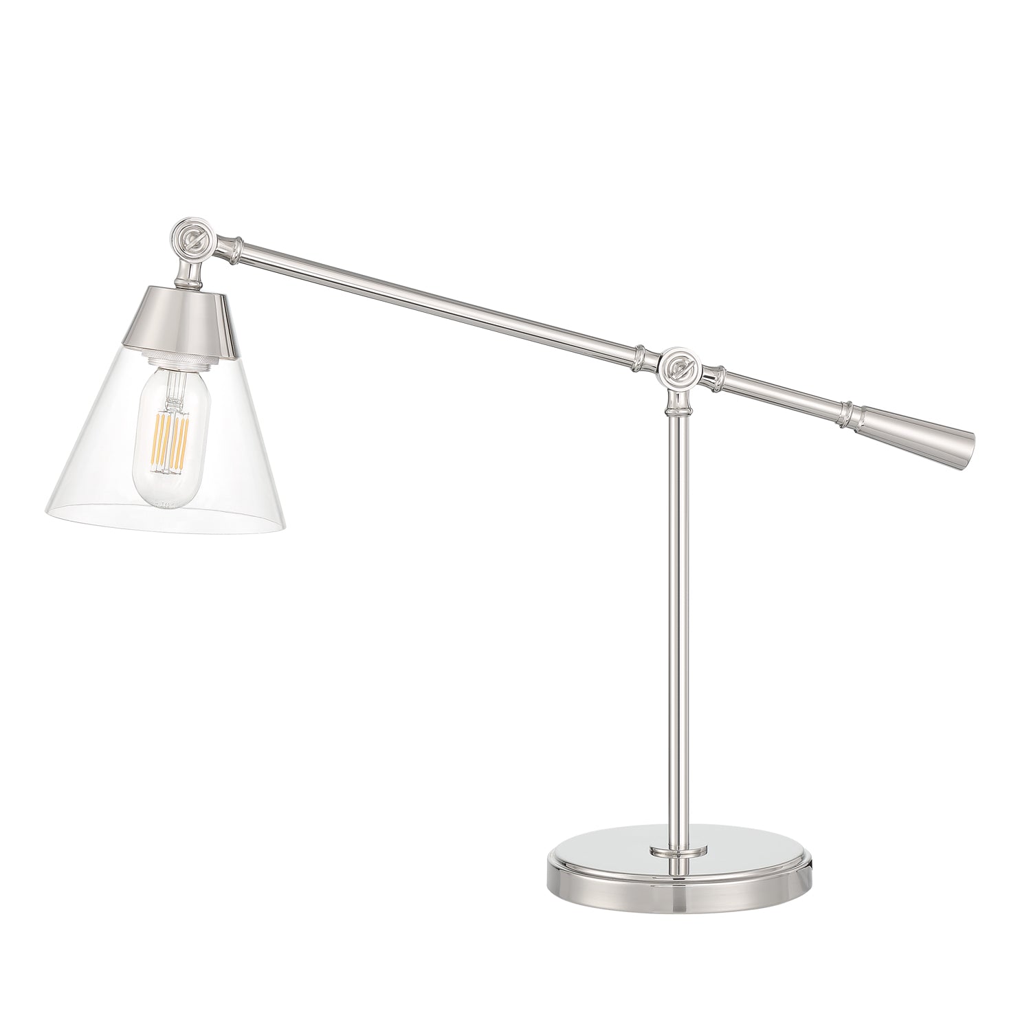 Owen Table Lamp, Polished Nickel