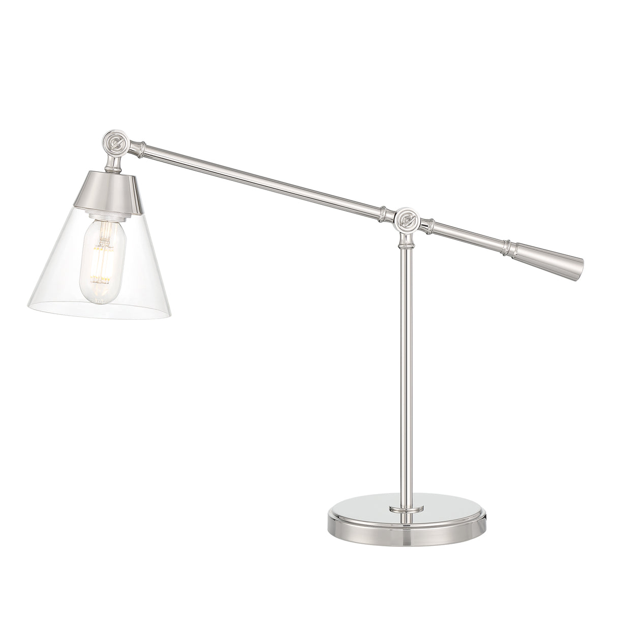 Owen Table Lamp, Polished Nickel