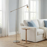 Owen Floor Lamp 56", Polished Nickel