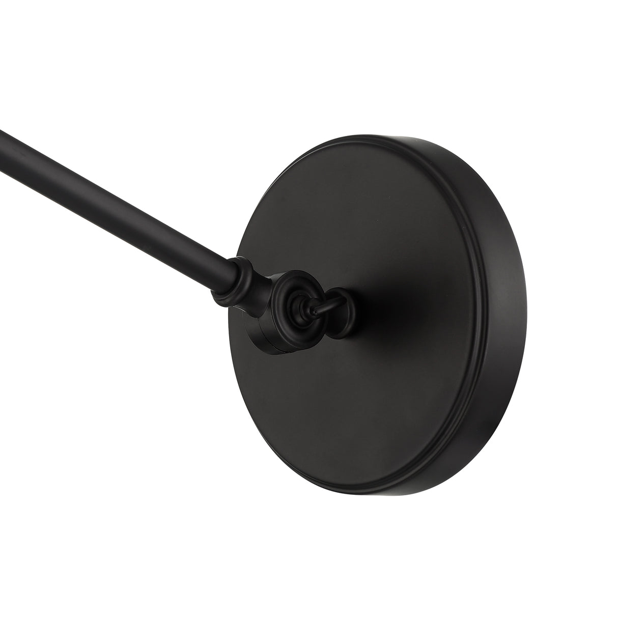 Owen Adjustable One Arm Wall Light, Matte Black