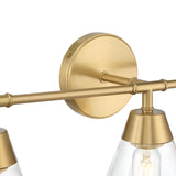 Owen 3-Light Vanity Wall Light, Satin Brass