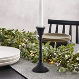 Finley Black Taper Candle Holder, Small