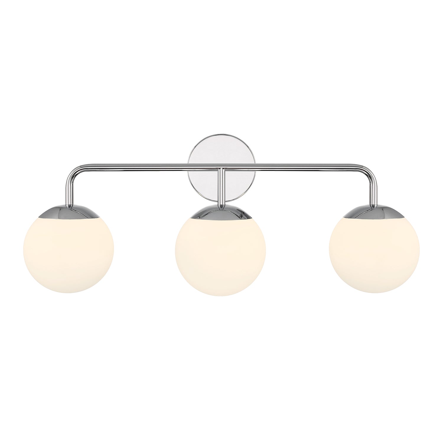 Castell 3 Globe LED Vanity, Chrome