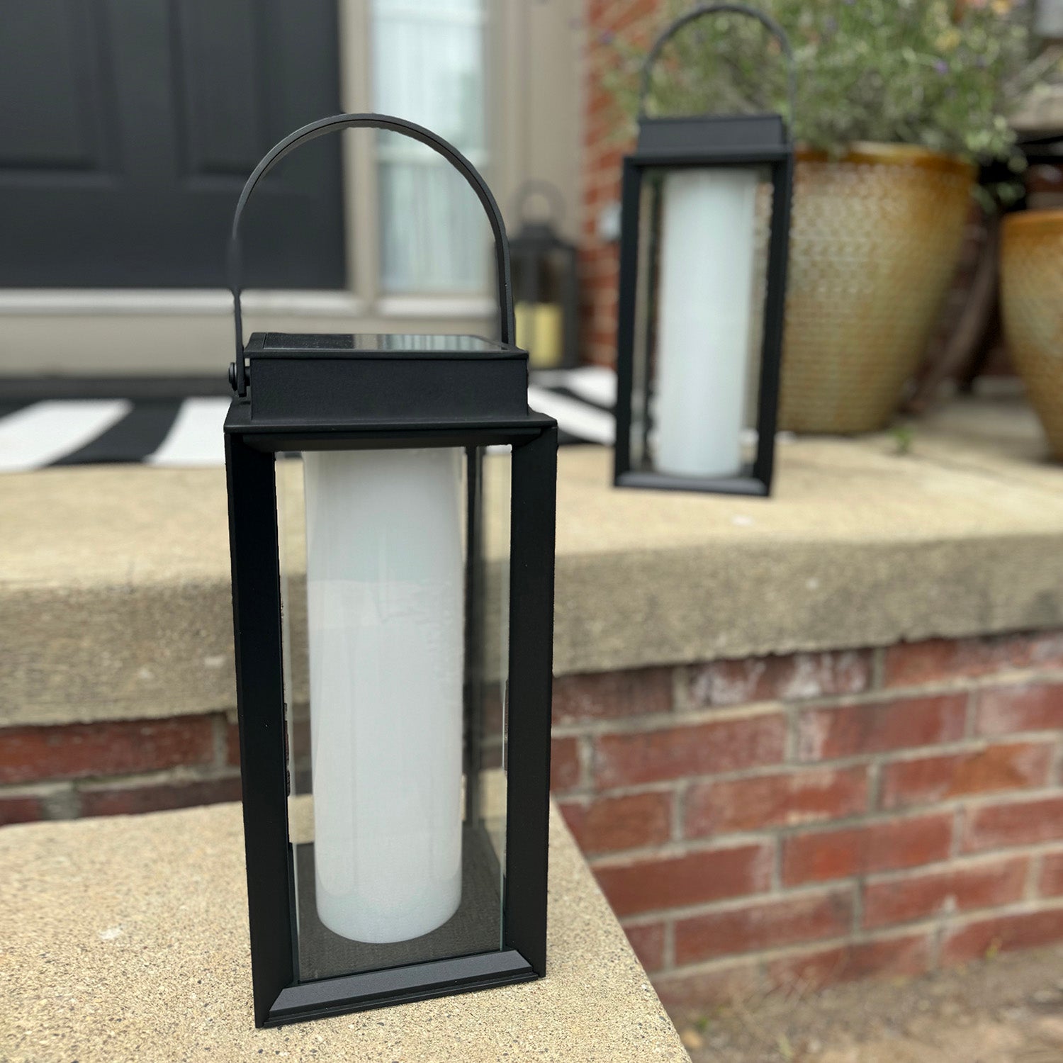 Logan Indoor/Outdoor LED Solar Lantern