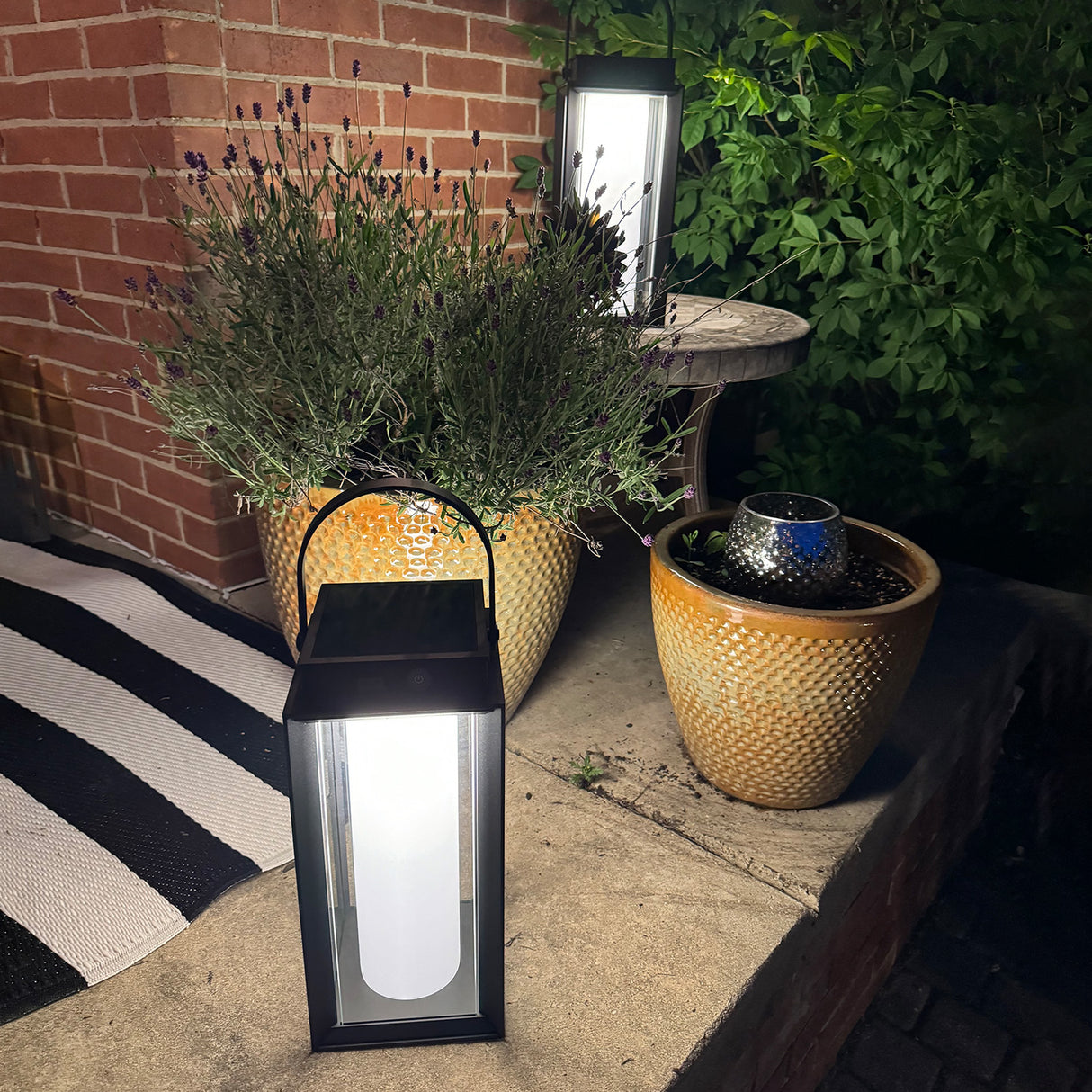 Logan Indoor/Outdoor LED Solar Lantern