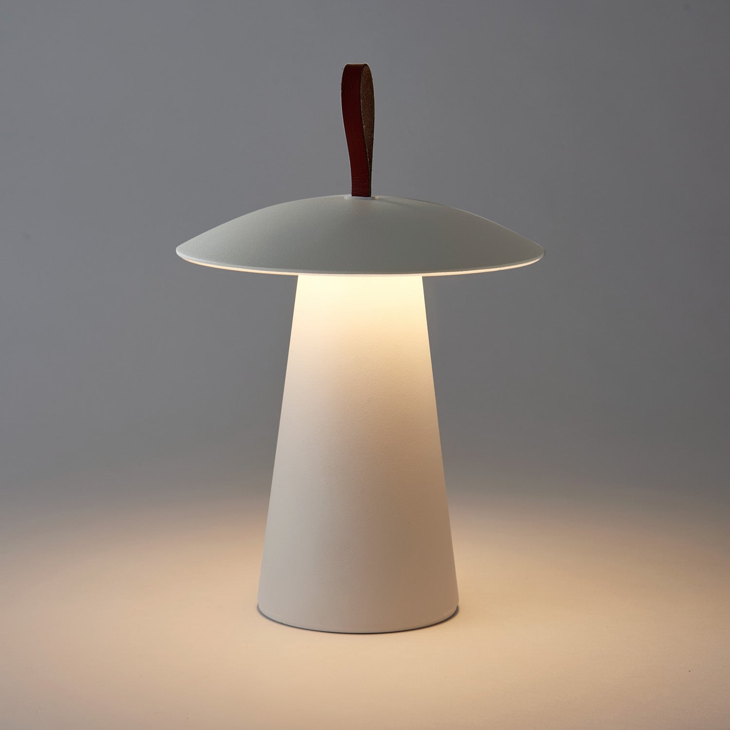 Hugo Indoor/Outdoor Portable LED Lamp, Matte White