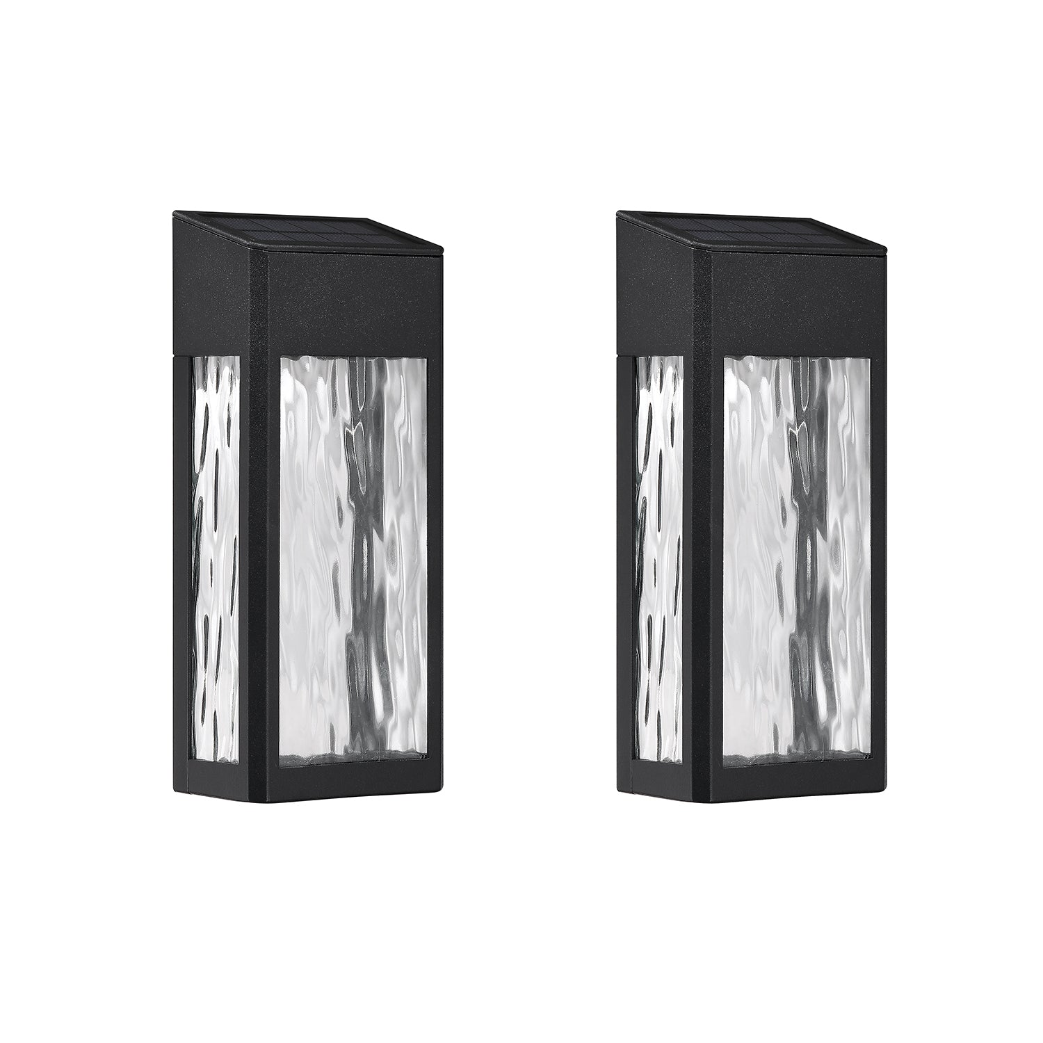 Jade Solar Wall Lights, Set of 2