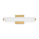 Ronan 18" Opal Glass LED Vanity Light, Aged Brass