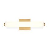 Ronan 18" Opal Glass LED Vanity Light, Aged Brass