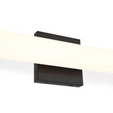 Ronan 24" Opal Glass LED Vanity Light, Matte Black