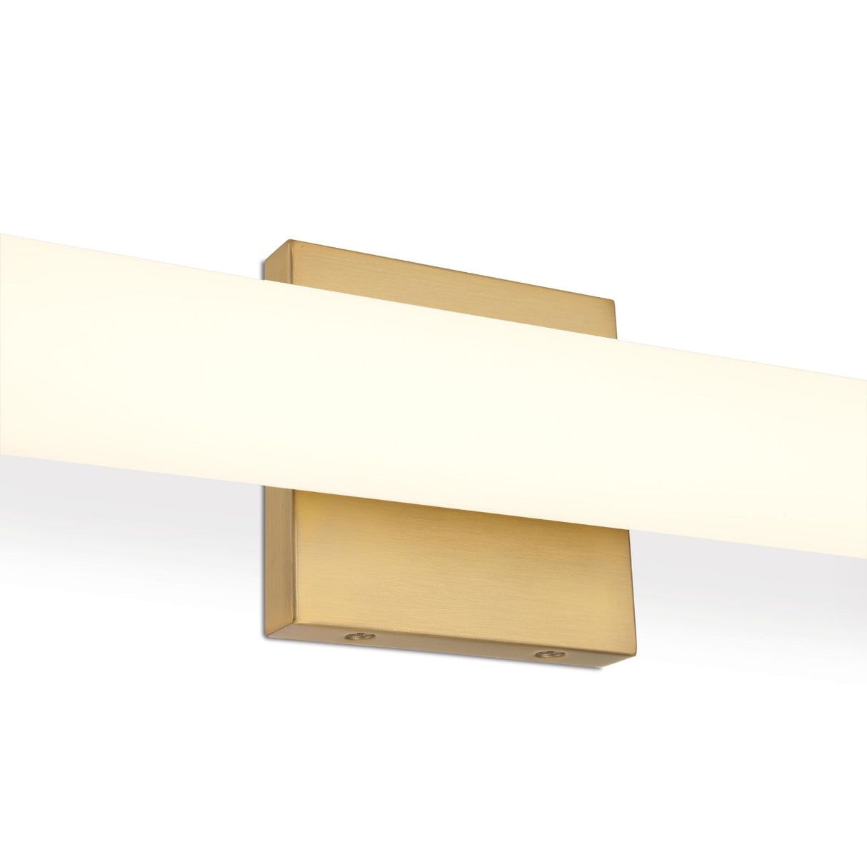 Ronan 24" Opal Glass LED Vanity Light, Aged Brass