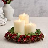 Eden Mini Wreath or 6" Pillar Candle Ring